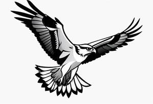 osprey taking off tattoo idea