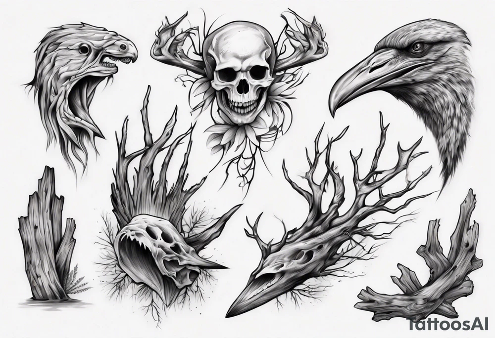 Driftwood tattoo idea