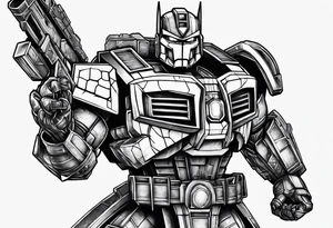 Optimus prime, ninja turtle tattoo idea