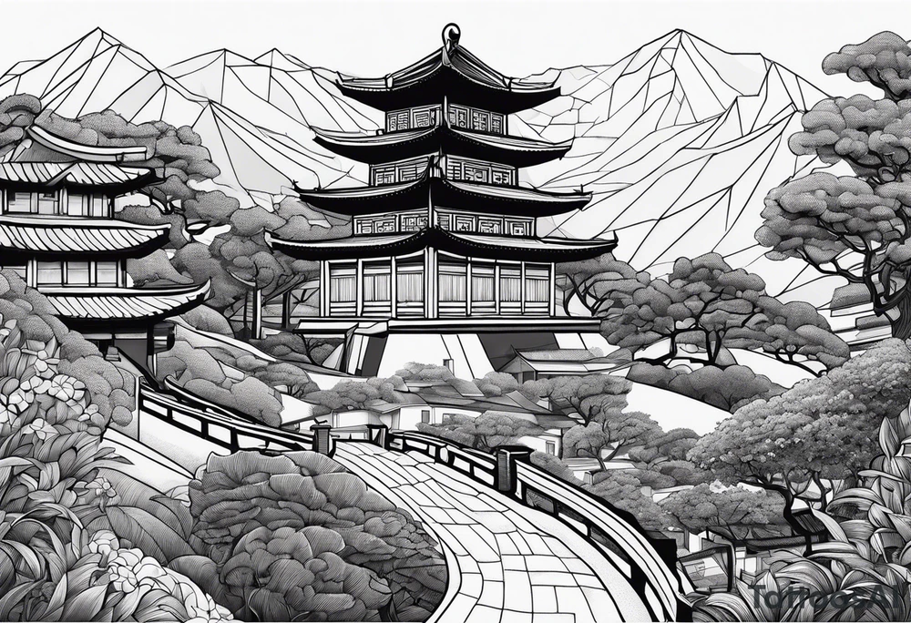 Homg Kong semester abroad at CityU and some trees or countryside and the number 6 tattoo idea