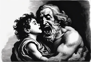 "Saturn Devouring His Son" by Francisco Goya tattoo idea