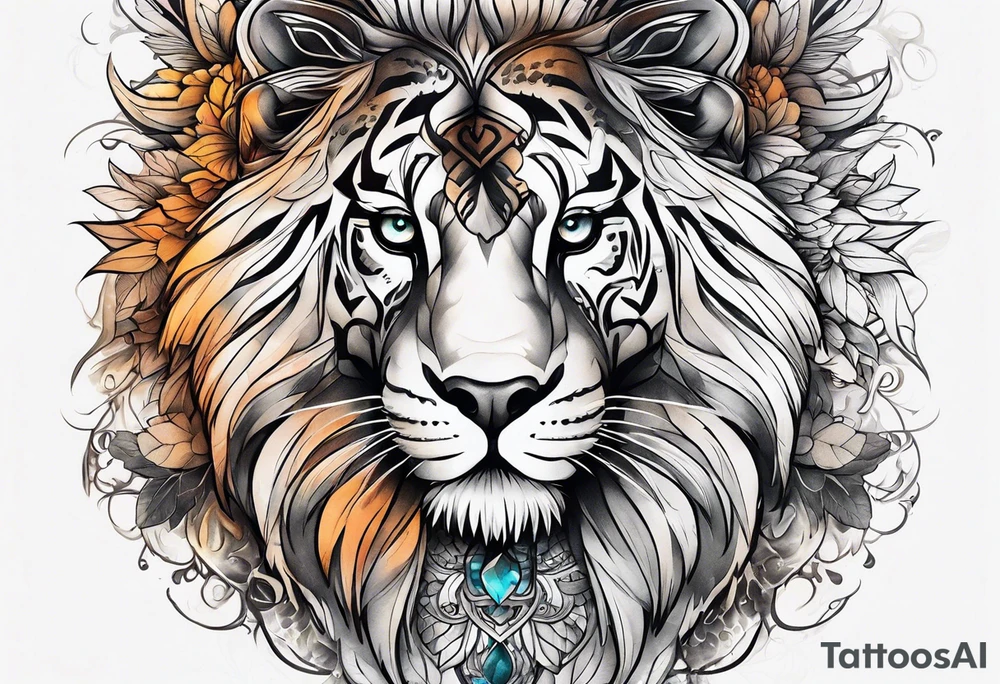 Огонь и вода любовь tattoo idea