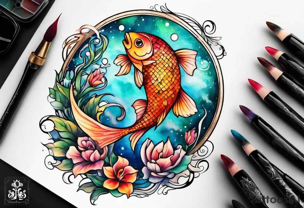 Pisces tattoo idea