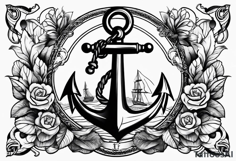 anchor tattoo idea
