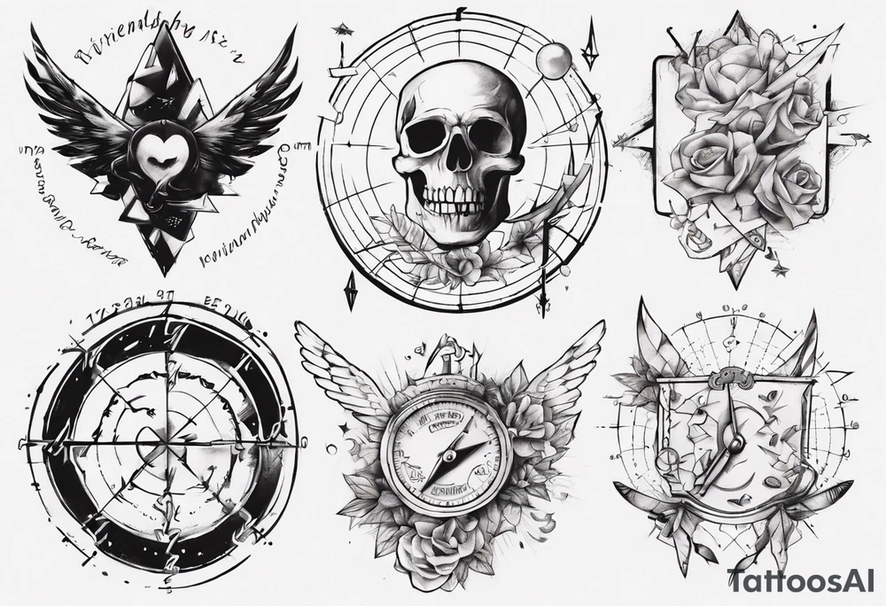 Friendship graph tattoo idea