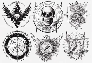 Friendship graph tattoo idea