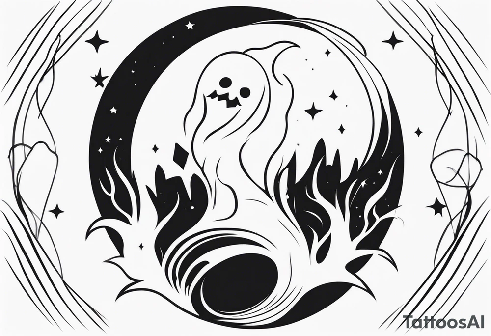 Ghost tattoo idea