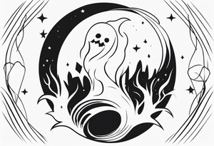 Ghost tattoo idea