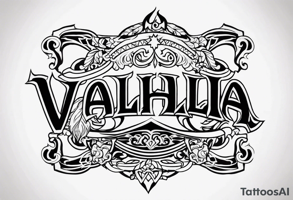 Valhalla tattoo idea