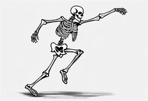 Skeleton Dancing tattoo idea