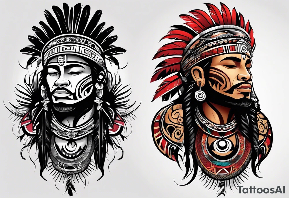 🇵🇷  🇻🇮  🇹🇹 taino tattoo idea