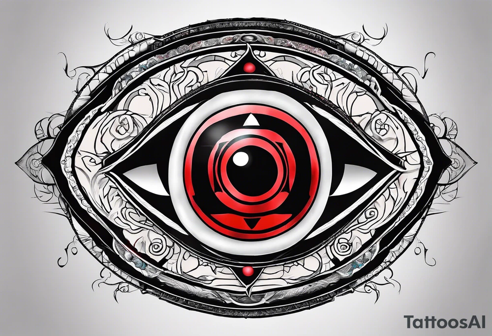 Tatto from Itachi with his mangekyou sharingan tattoo idea
