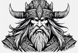 Valhalla berserker tattoo idea