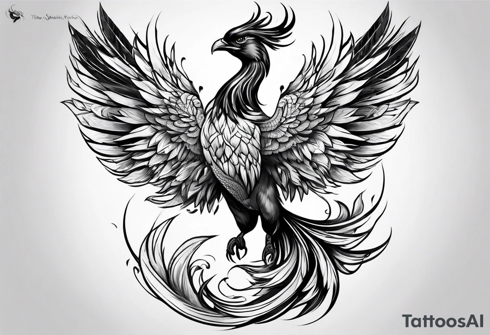 Phoenix tattoo idea
