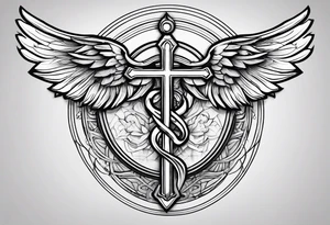caduceus tattoo idea