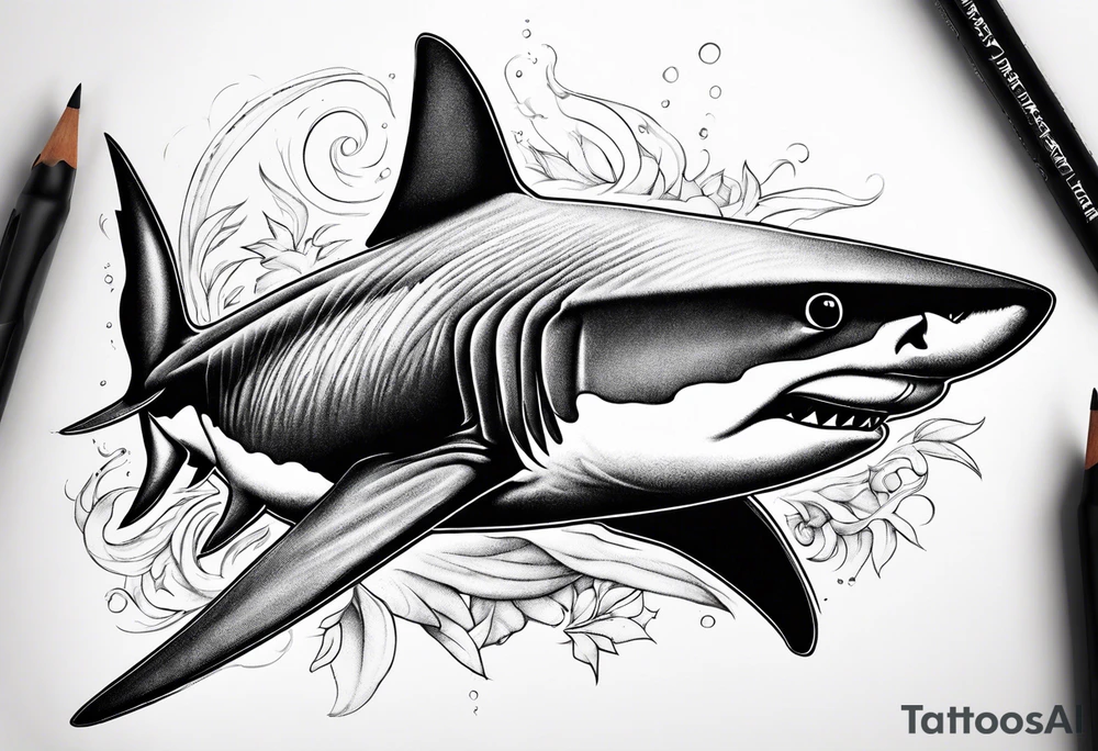 Shark tattoo idea