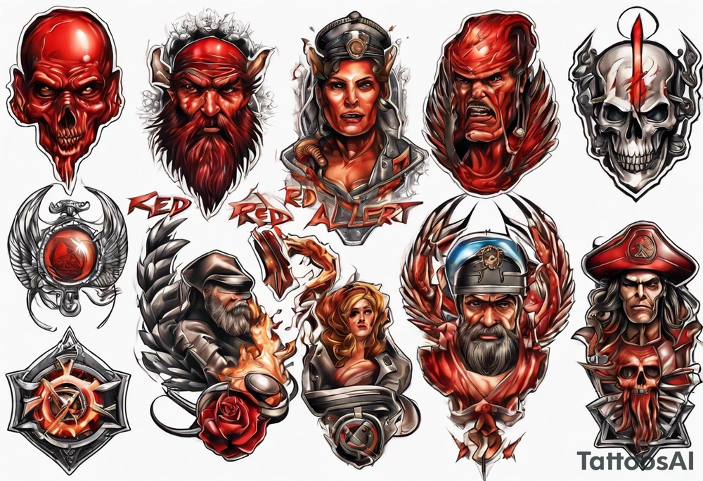Red alert 2 pc game tattoo idea