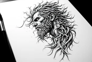 Mythology,man body,lust, tattoo idea