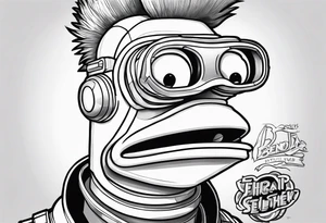 Futurama Bender Fry's that where he says fuck you tattoo idea