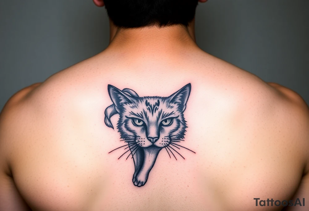 Black Cat tattoo idea