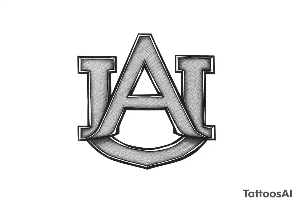 Auburn symbol tattoo idea