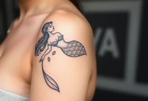 Mermaid tattoo idea