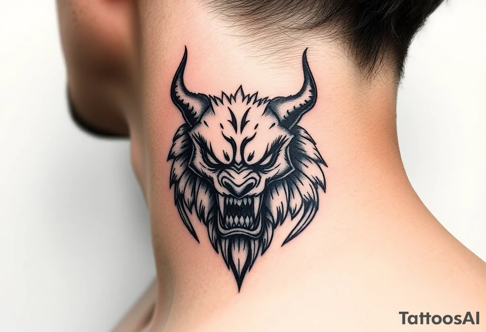 An angry vicious zodiac sign for July 9th tattoo idea