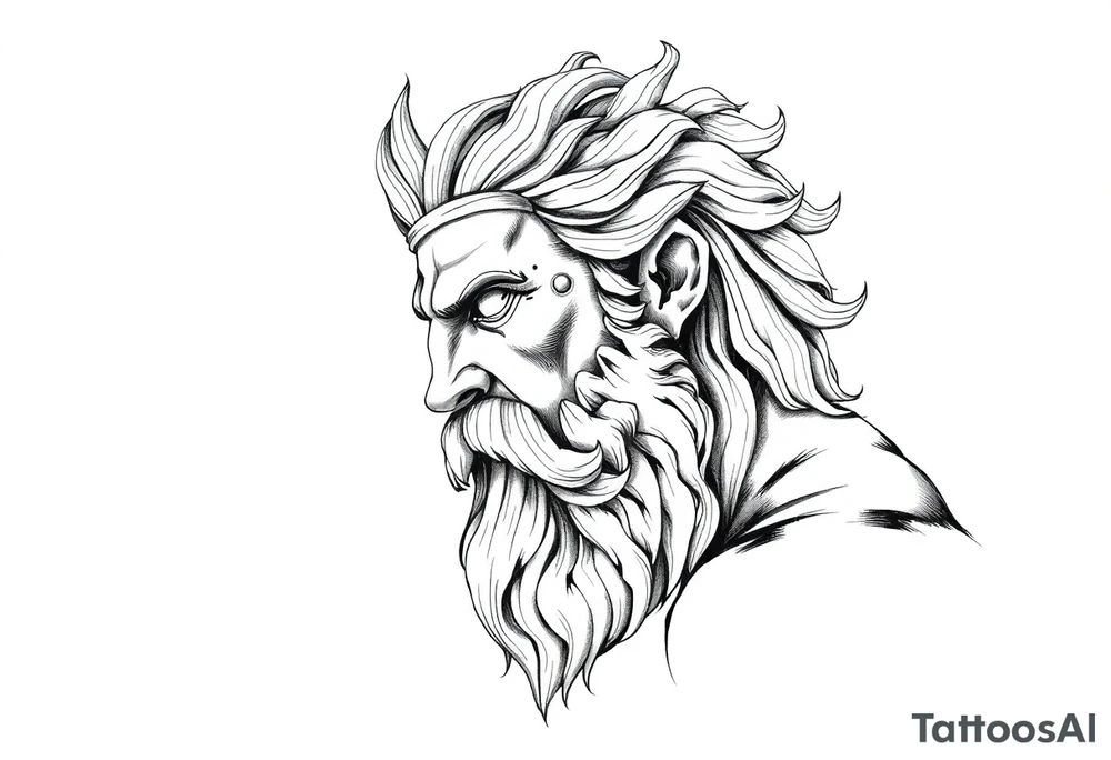 GREEK GOD tattoo idea