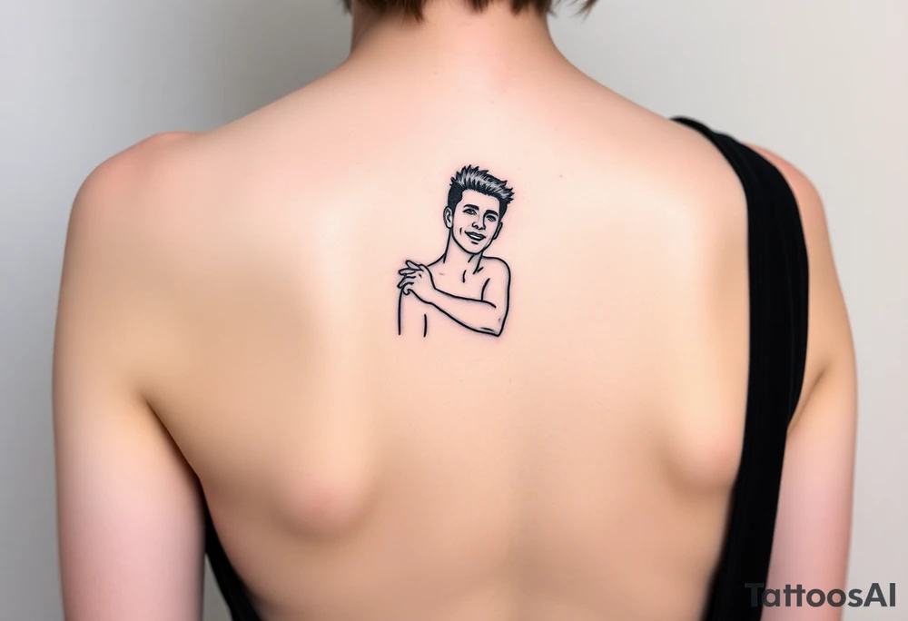 Rick Astley Never Gonna Give You Up Dance Pose tattoo idea