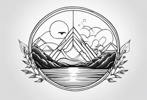 Calm tattoo idea