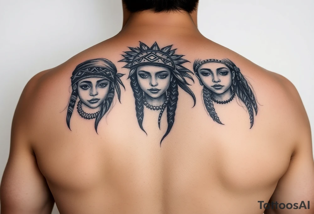 Indigenous
 three daughters 
Loving husband,
Law of Attraction, 
Manifestation, 
gratitude tattoo idea