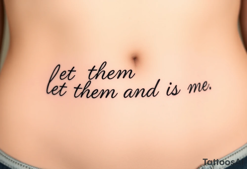 let them and let me tattoo idea