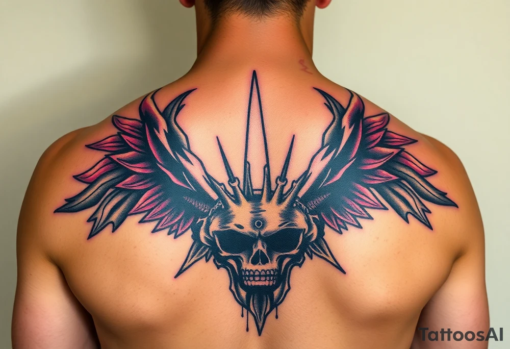 Black power tattoo idea