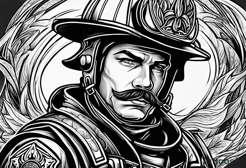 firefighter related materials tattoo idea