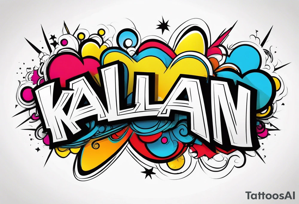 Name tattoo says kalan tattoo idea
