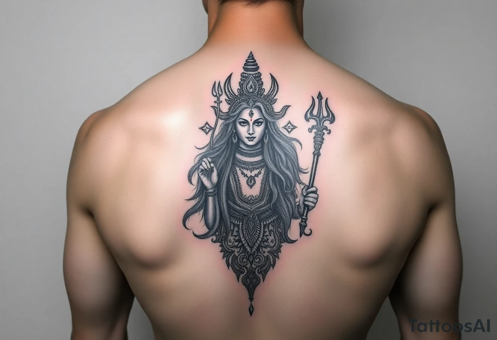 Lord Shiva, Godess Kali, Godess Lilith tattoo idea