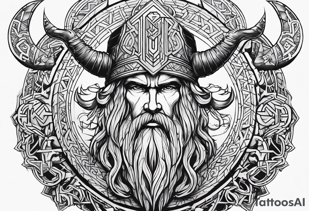 symbol for Odin of Rune tattoo idea