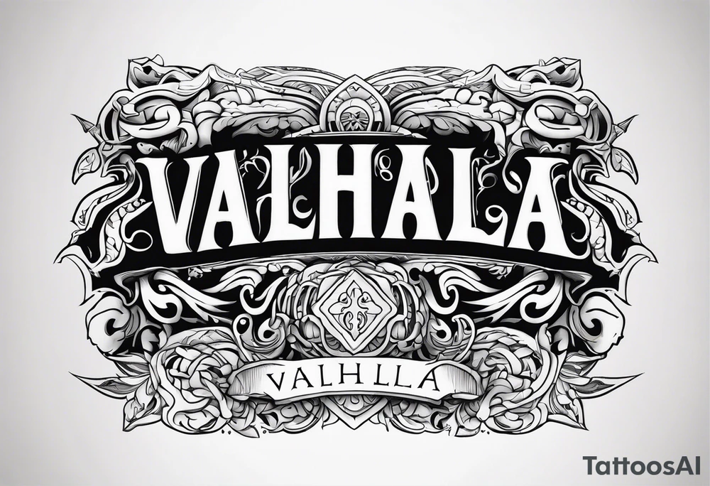 Valhalla tattoo idea