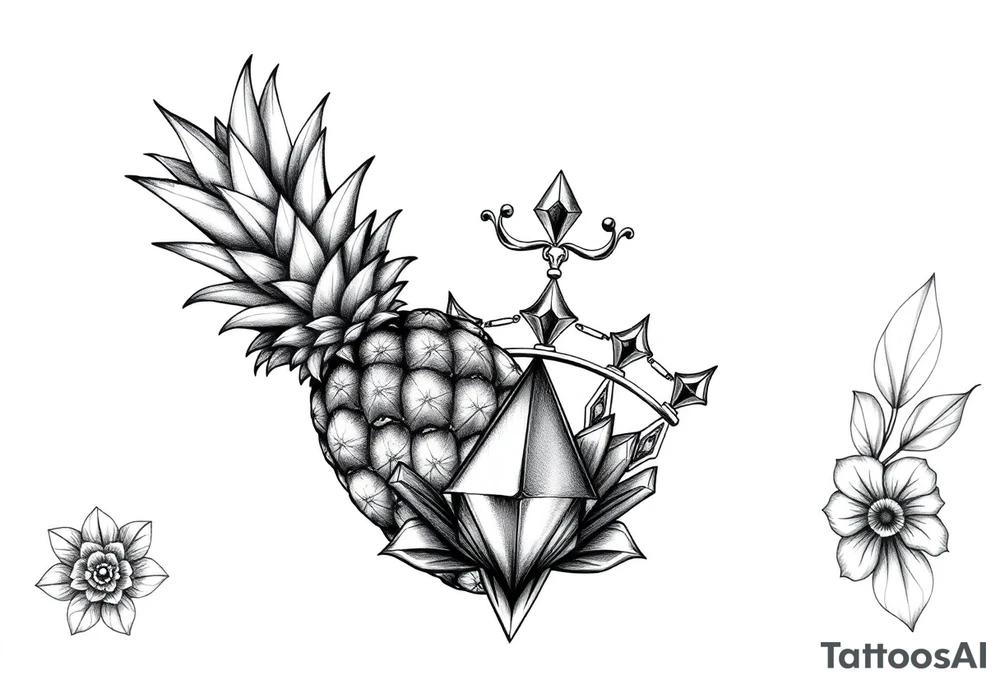 Pineapple,Pubic crown, diamond vagina and anus tattoo idea Pineapple,Pubic crown, diamond vagina and anus tattoo idea