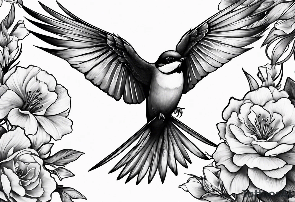 Swallows tattoo idea