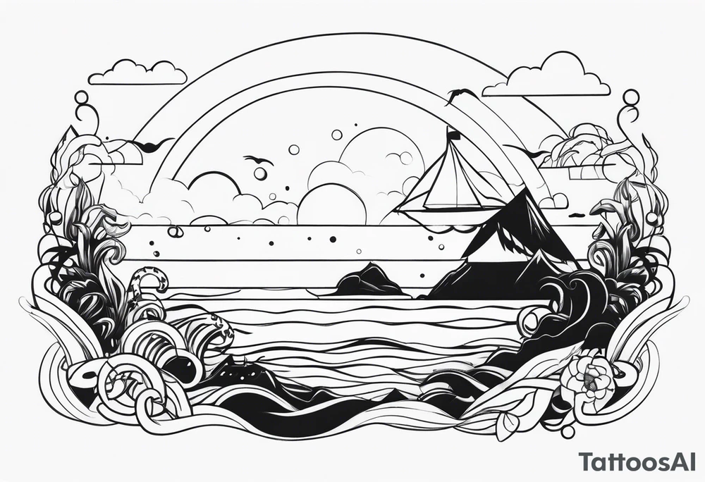 Sea tattoo tattoo idea
