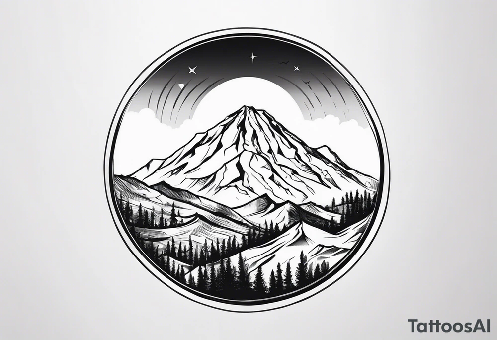 Mount ararat tattoo idea