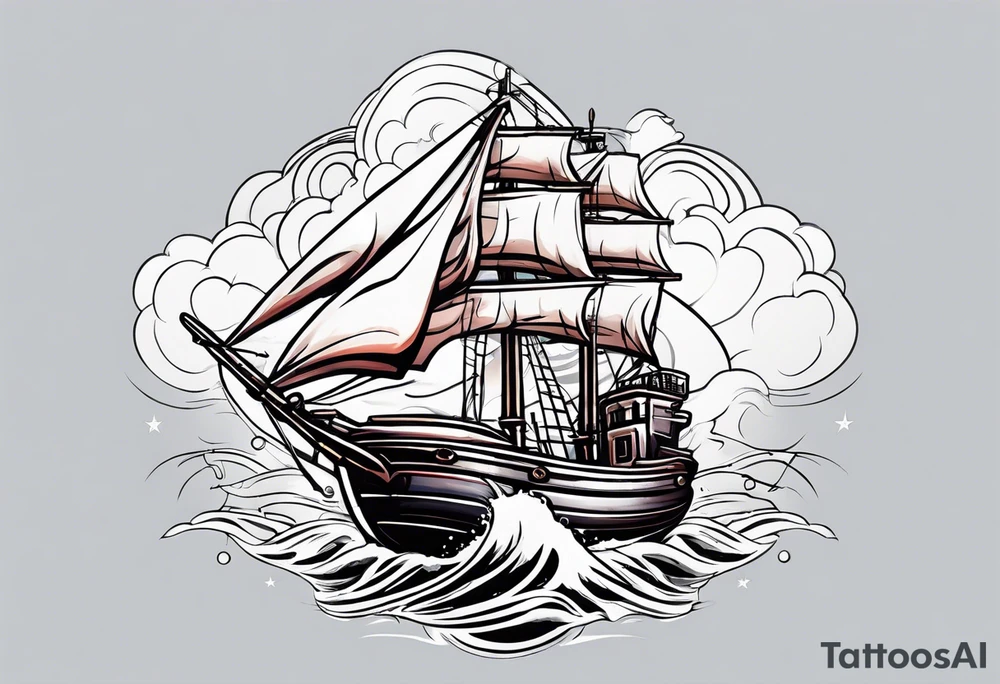 UNCS Marine reaching for the sky tattoo idea