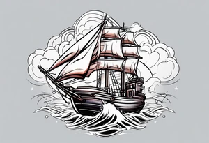 UNCS Marine reaching for the sky tattoo idea