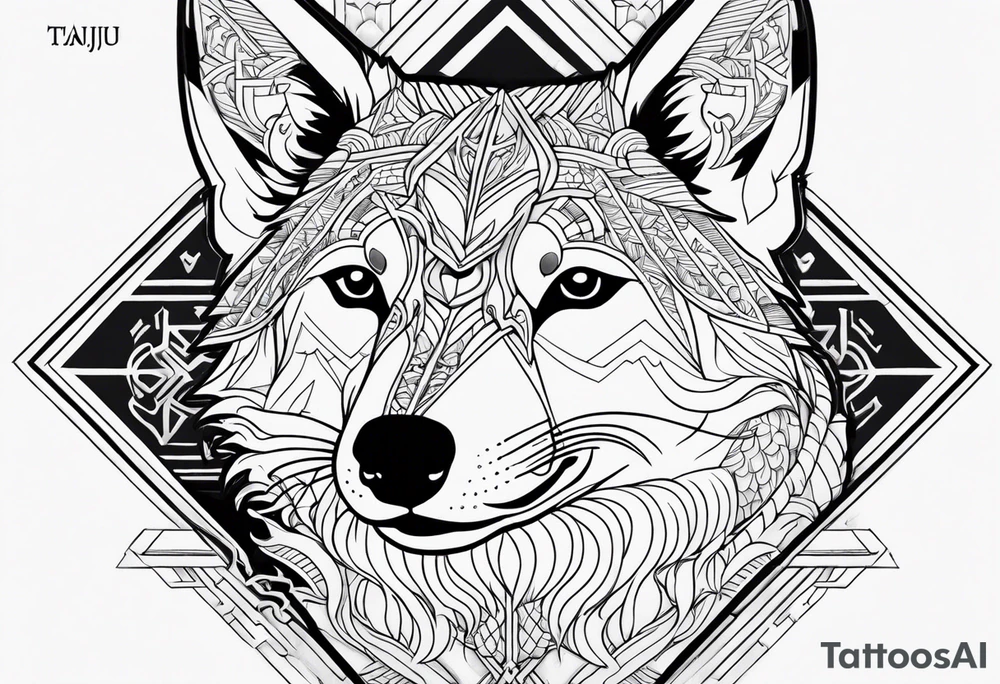 Taiju Shiba back tattoo tattoo idea