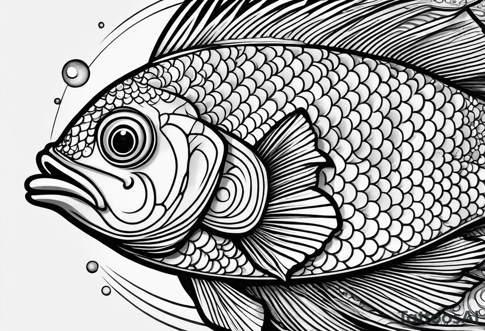 small fish tatoo, artistic, lines only tattoo idea small fish tatoo, artistic, lines only tattoo idea
