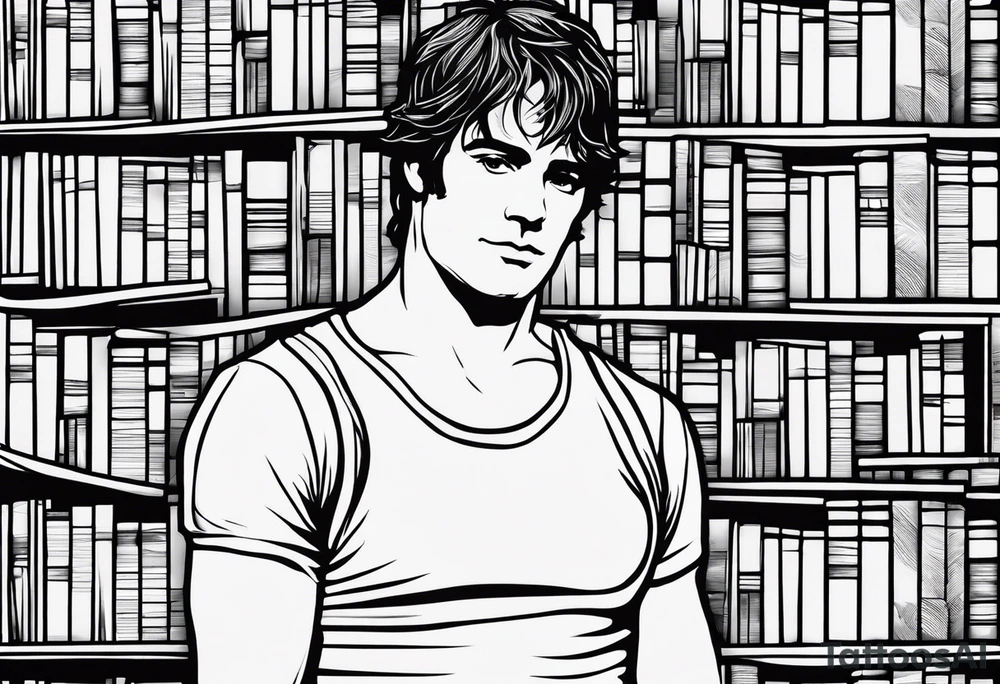 Mr. Darcy, Library, book stacks tattoo idea