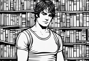 Mr. Darcy, Library, book stacks tattoo idea