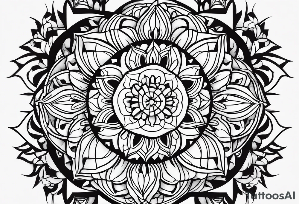 черный меч с глазом tattoo idea