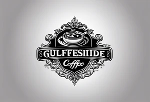Logo for gulfside coffee tattoo idea